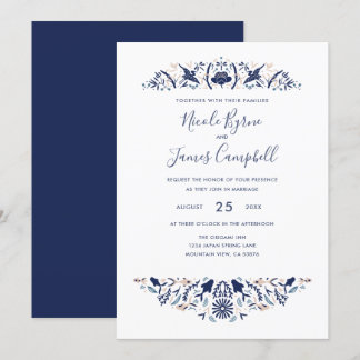 Invitation Internationale > Japonais | Moderne Koi Fish Crest