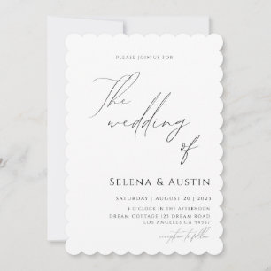 Invitation Inv Mariage Handscript Minimaliste