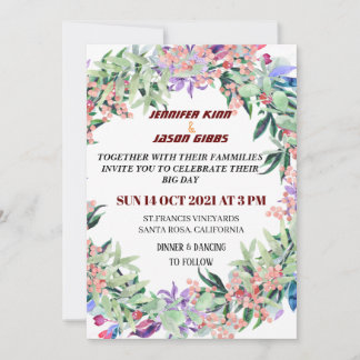 Invitation Invasion mariage