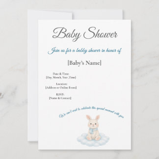Invitation Invitación A Baby Shower to Celebrate