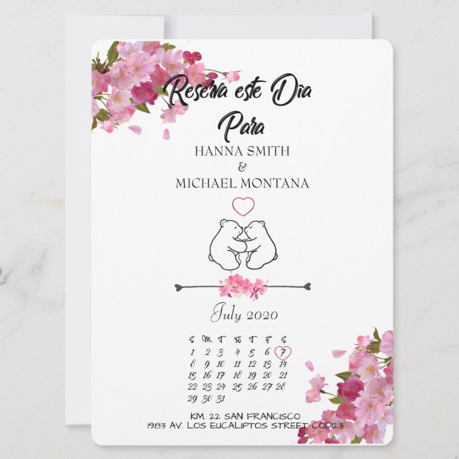 INVITATION INVITACIÓN ANNIVERSARY / ANIVERSARIO (Devant)