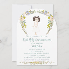 Invitation Invitación AURORA Primera Comunión