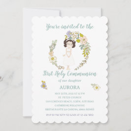 Invitation Invitación AURORA Primera Comunión