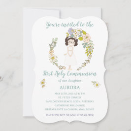 Invitation Invitación AURORA Primera Comunión