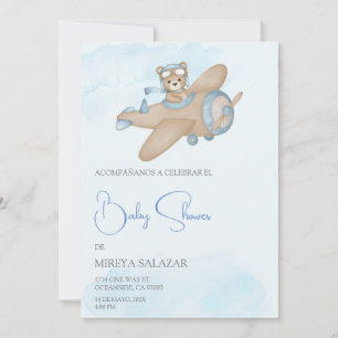 Invitation Invitación de baby shower para niño
