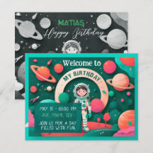 Invitación de cumpleaños personalizada