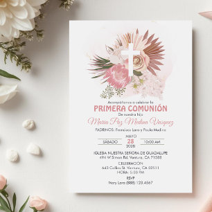 Invitation Invitacion de la communauté de Primera Première co