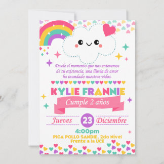 Invitation Invitación lluvia de amor 