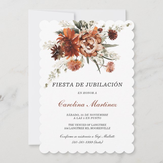 Invitation Invitación para Fiesta de Jubilación Personalizada (Devant)