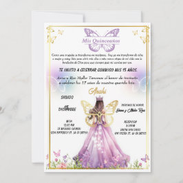 Invitation Invitación para fiestas de Quinceaños 