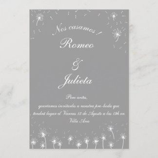 Invitation invitación pre-boda diente de león
