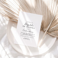 Invitación Sencilla de Despedida de Soltera