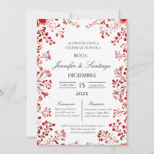 Invitation Invitación tema Mexicano para boda