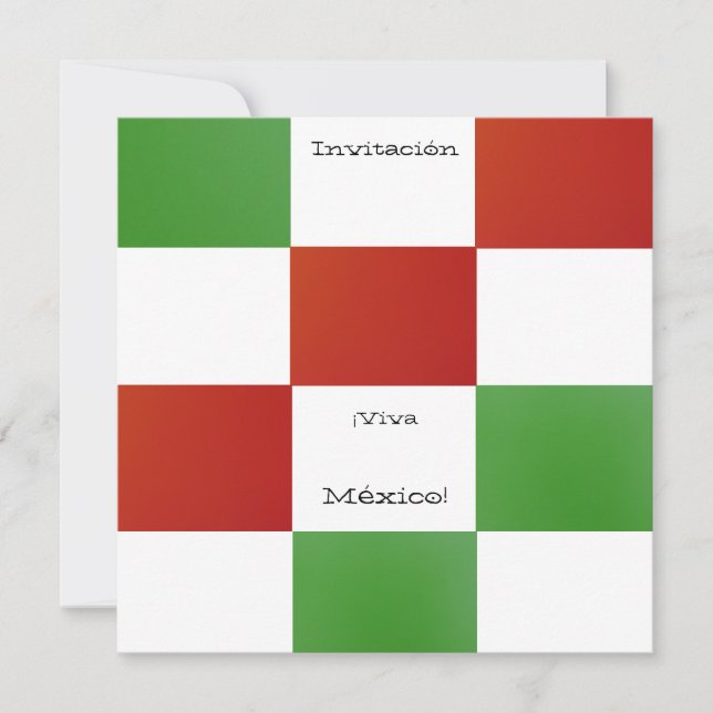 Invitation Invitación - ¡Viva México! - Fiesta de Cumpleaños (Devant)