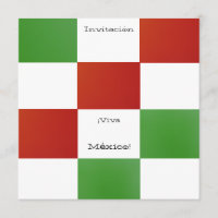 Invitación - ¡Viva México! - Fiesta de Cumpleaños