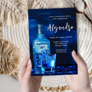 Invitation Invitaciones Personalizadas Modernas Para Hombre