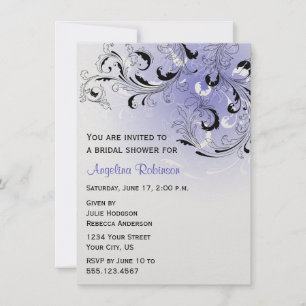 Invitation Invitat de Fête des mariées Abstraite de perles vi