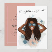 Invitat de la soirée de bachelorette afro-américai