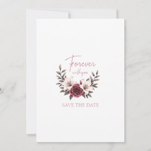 Invitation Invitatio Suite micro-Mariage Florale sophistiquée