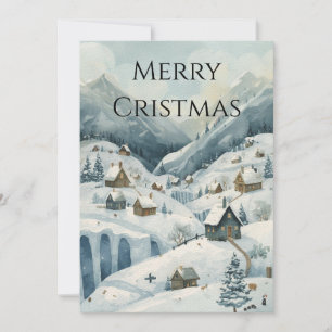 Invitation "Invitation Appartement de Noël Cosy Winter Villag