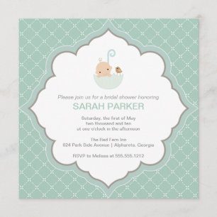Invitation {invitation de baby shower de bébé minuscule}