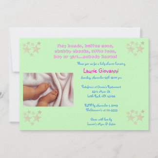 Invitation Invitation/Faire-part de Baby shower adorable
