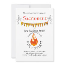 Invitation/faire-part de confirmation : Vibrant