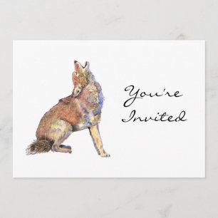 Invitation Invitation, Invitation,, Animal Coyote, Nature sau