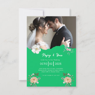 Invitation invitation_mariage_fleurie_élégante_modifiable_wed