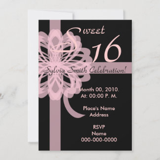 Invitation Invitation-Personnaliser de Sweet sixteen