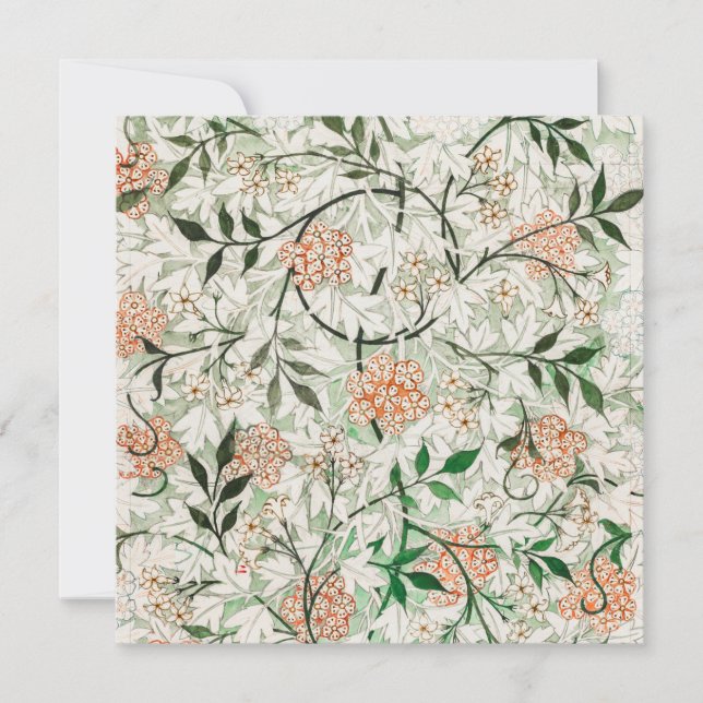 INVITATION INVITATION: WILLIAM MORRIS : CONCEPTION DE JASMINE (Devant)