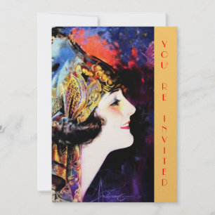 Invitation Invitations, martha mansfield, stock d'or métalliq