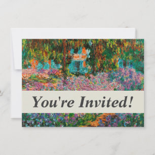 Invitation Iris Jardin Monet Giverny fleurs