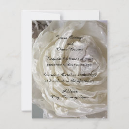 Invitation Ivory Peony