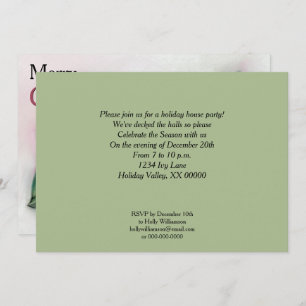 Invitation Ivy et Holly Holiday