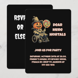 Invitation Jack-o'-lantern Halloween Party accessible