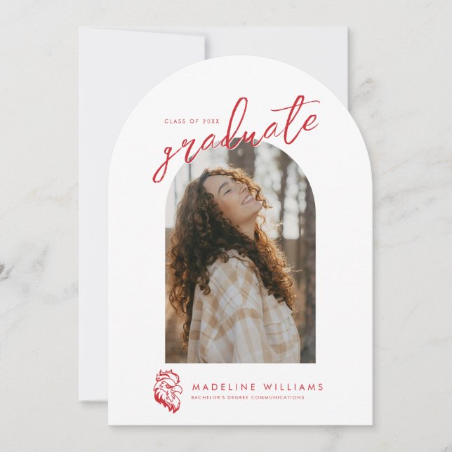 Invitation Jacksonville State University Gamecocks Red Eagle (Devant)