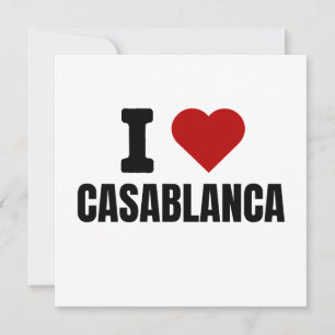 Invitation J'adore casablanca - J'aime casablanca maroc