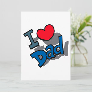Invitation J'aime papa
