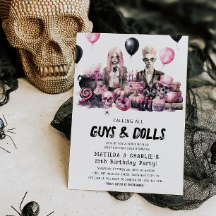 Invitation Jalon Halloween Spooktaculaire Anniversaire Bash