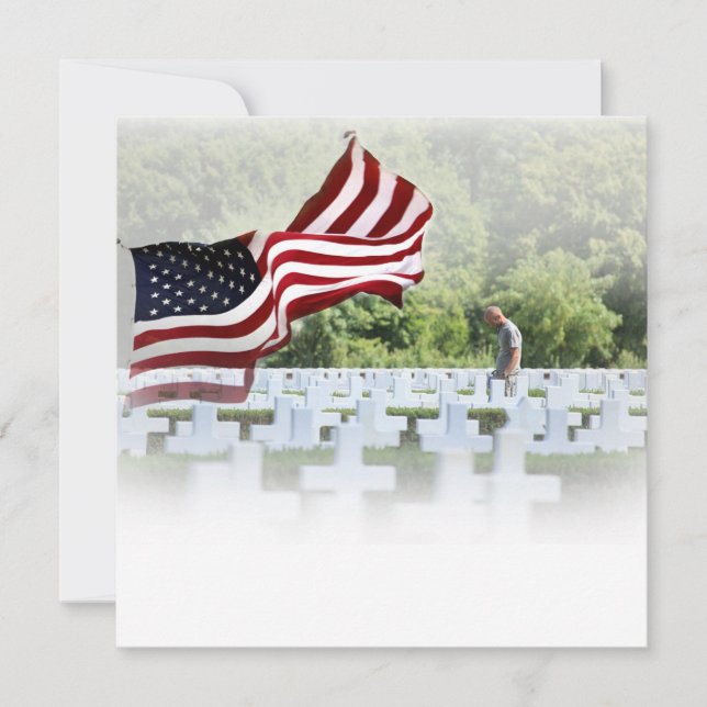 Invitation Jamais oublié - Jour commémoratif (Devant)