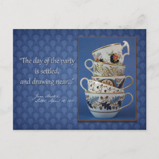 Invitation Jane Austen Tea Party