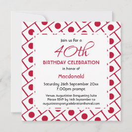 Invitation JAPON DRAPEAU Personnalisé Fête d'anniversaire