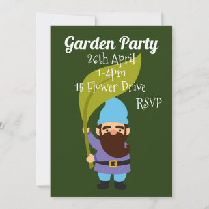 Invitation Jardin agréable gnome Jardin fonction