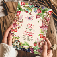 Jardin aux fraises magiques Pixie 1er anniversaire
