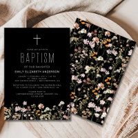 Jardin Baptême Fleur sauvage Noir En Fleur