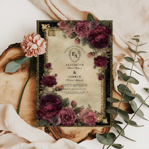 Invitation Jardin baroque opulent en Bourgogne riche