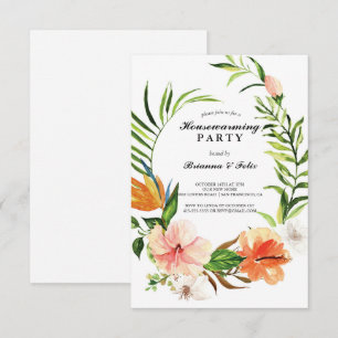 Invitation Jardin botanique Tropical Green House Party