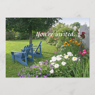 Invitation Jardin de Back Yard