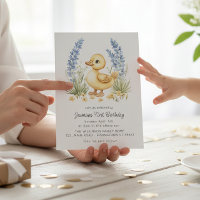 Jardin de caneton mignon Code QR pour le premier a